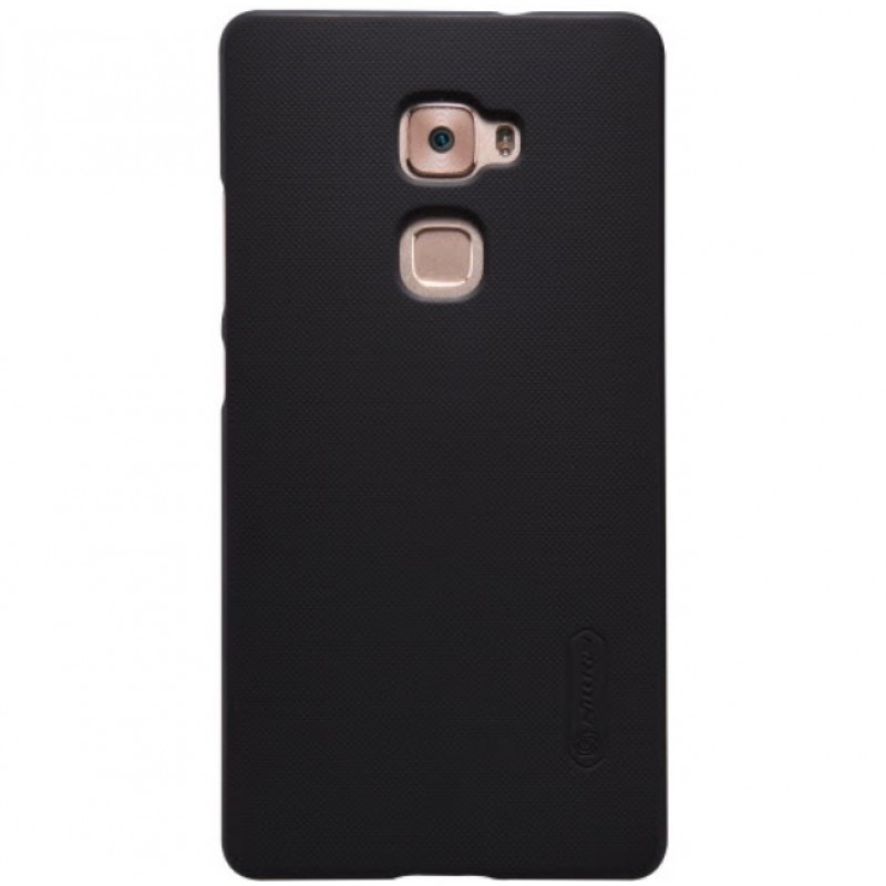 Huawei Mate S deklas juodas "Nillkin" Frosted Shield serijos + plevele Huawei Mate S deklas juodas "Nillkin" Frosted Shield serijos + plevele